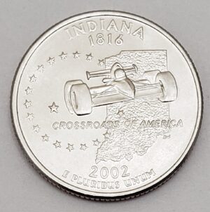 2002 D Indiana State Quarter **FREE SHIPPING**