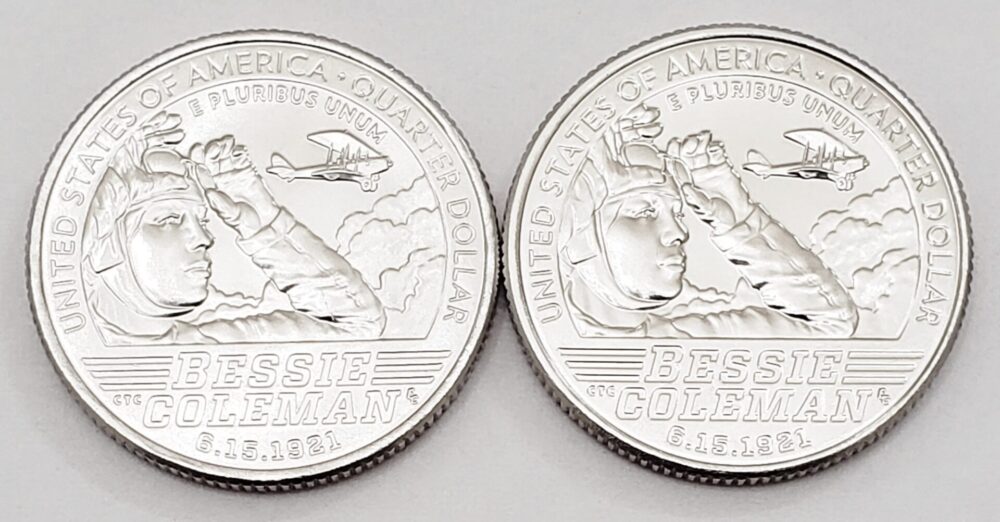2023 P & D BESSIE COLEMAN QUARTERS *BU UNCIRCULATED* **FREE SHIPPING**