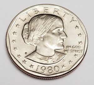 1980 S Susan B. Anthony (SBA) Dollar Coin **FREE SHIPPING**