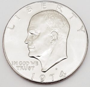 1974 D Dwight D. Eisenhower (IKE) Dollar Coin **FREE SHIPPING**