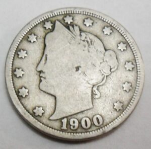 1900 P LIBERTY HEAD "V" NICKEL *AG OR BETTER* **FREE SHIPPING**