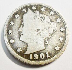 1901 P LIBERTY HEAD "V" NICKEL *AG OR BETTER* **FREE SHIPPING**