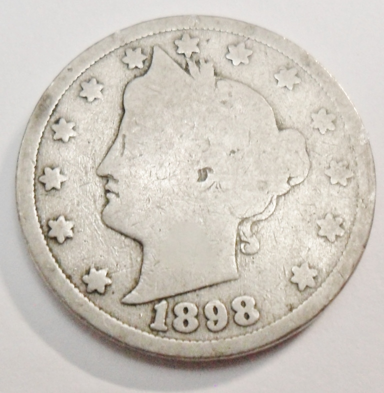 1898 P LIBERTY HEAD "V" NICKEL *AG OR BETTER* **FREE SHIPPING**