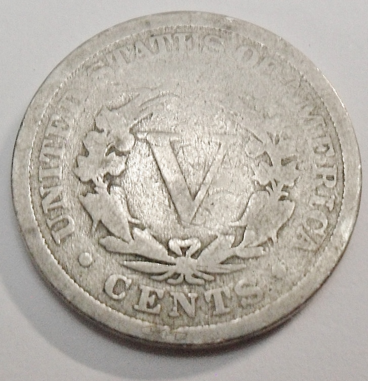 1898 P LIBERTY HEAD "V" NICKEL *AG OR BETTER* **FREE SHIPPING** - Image 2