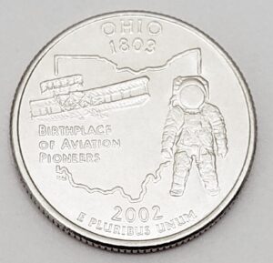 2002 D Ohio State Quarter **FREE SHIPPING**