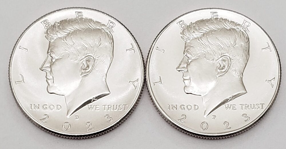 2023 P & D KENNEDY HALF DOLLAR SET (2 COINS) **FREE SHIPPING**