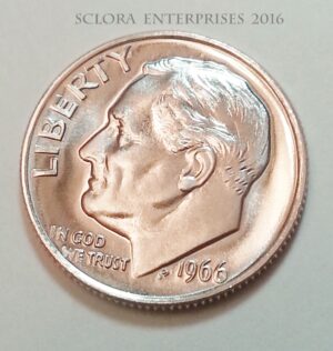 1966 P Roosevelt Dime *SPECIAL MINT SET* (SMS)  **FREE SHIPPING**