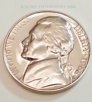 1968 S Jefferson *PROOF* Nickel   **FREE SHIPPING**