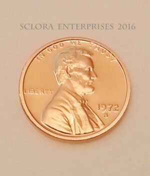 1972 S Lincoln Memorial Cent / Penny *PROOF* **FREE SHIPPING**