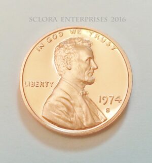 1974 S Lincoln Memorial Cent / Penny *PROOF* **FREE SHIPPING**