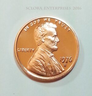 1976 S Lincoln Memorial Cent / Penny *PROOF* **FREE SHIPPING**