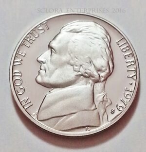 1979 S Jefferson *PROOF* Nickel Type II (2) **FREE SHIPPING**