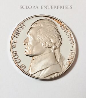 1980 S Jefferson *PROOF* Nickel **FREE SHIPPING**