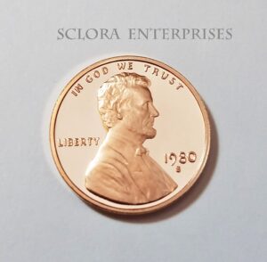 1980 S Lincoln Memorial Cent / Penny *PROOF* **FREE SHIPPING**
