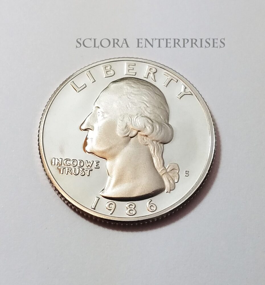 1986 S Washington Quarter *PROOF* **FREE SHIPPING**