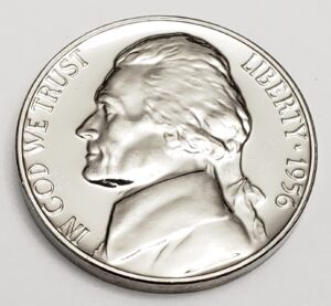 1956 Jefferson *PROOF* Nickel   **FREE SHIPPING**
