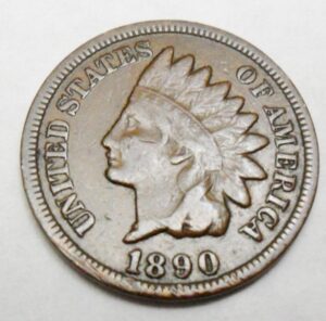 1890 P Indian Head Cent / Penny *AG OR BETTER*  **FREE SHIPPING**