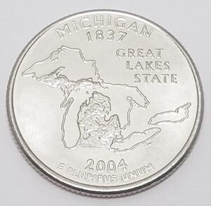 2004 D Michigan State Quarter **FREE SHIPPING**