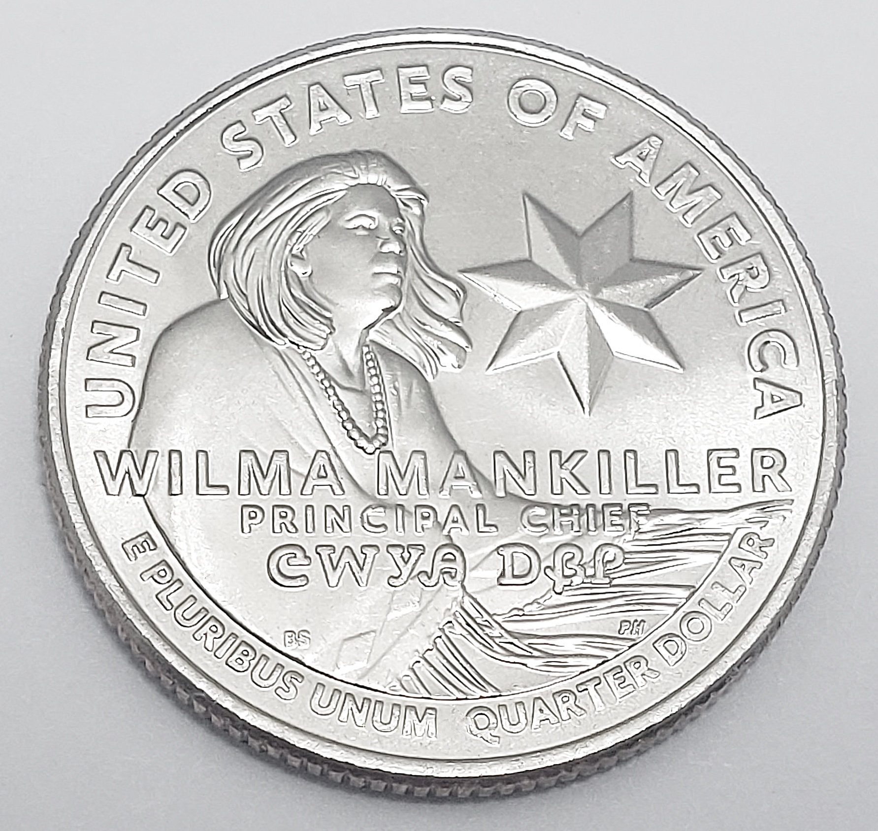 2022 D WILMA MANKILLER QUARTER **FREE SHIPPING**