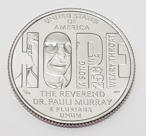2024 P REV. DR. PAULI MURRAY QUARTER *BU UNCIRCULATED*  **FREE SHIPPING**