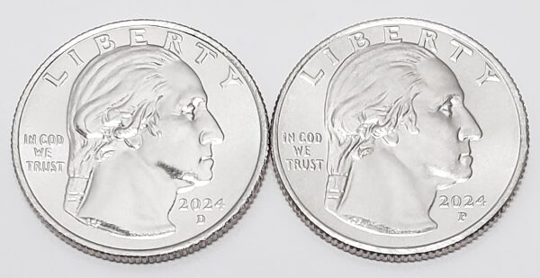2024 P & D PATSY TAKEMOTO MINK QUARTERS *BU UNCIRCULATED* **FREE SHIPPING** - Image 2