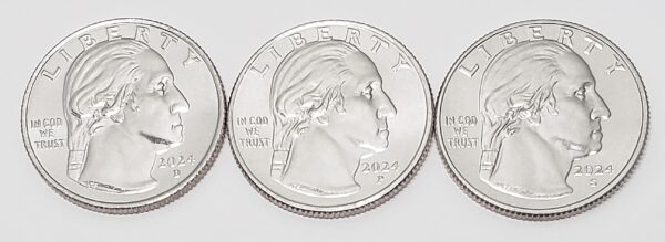 2024 P D S ZITKALA-SA QUARTER SET (3 COINS) *BU UNCIRCULATED* **FREE SHIPPING** - Image 2