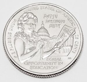 2024 D PATSY TAKEMOTO MINK QUARTER *BU UNCIRCULATED*  **FREE SHIPPING**
