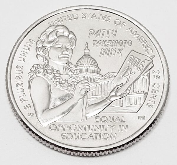2024 S PATSY TAKEMOTO MINK QUARTER *BU UNCIRCULATED*  **FREE SHIPPING**
