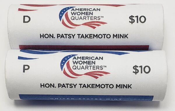 2024 P & D PATSY TAKEMOTO MINK QUARTERS *BU UNCIRCULATED* **FREE SHIPPING** - Image 3