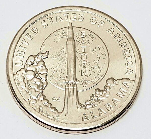 2024 P American Innovation Dollar Coin Alabama Saturn Rocket *BU* **FREE SHIPPING**