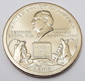 2024 D American Innovation Dollar Coin Maine Defibrillator *BU* **FREE SHIPPING**