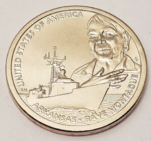 2025 D American Innovation Dollar Coin Arkansas Raye Montague *BU* **FREE SHIPPING**