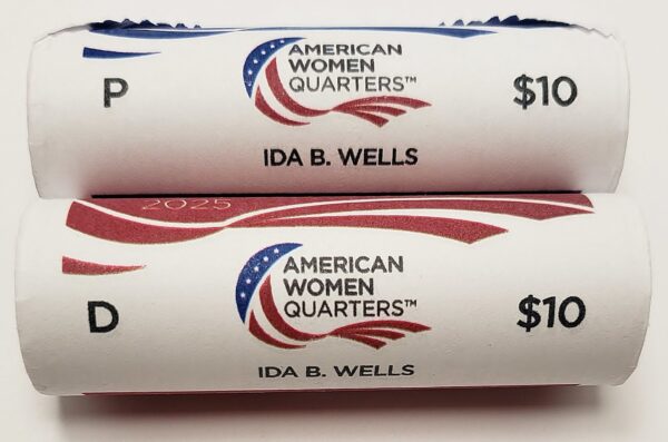2025 P & D IDA B. WELLS QUARTERS *BU UNCIRCULATED* **FREE SHIPPING** - Image 3