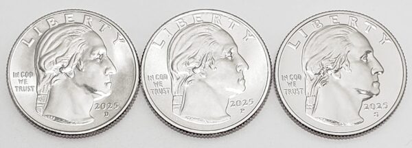 2025 P D S DR. VERA RUBIN QUARTER SET (3 COINS) *BU UNCIRCULATED* **FREE SHIPPING** - Image 2