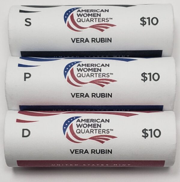 2025 P D S DR. VERA RUBIN QUARTER SET (3 COINS) *BU UNCIRCULATED* **FREE SHIPPING** - Image 3