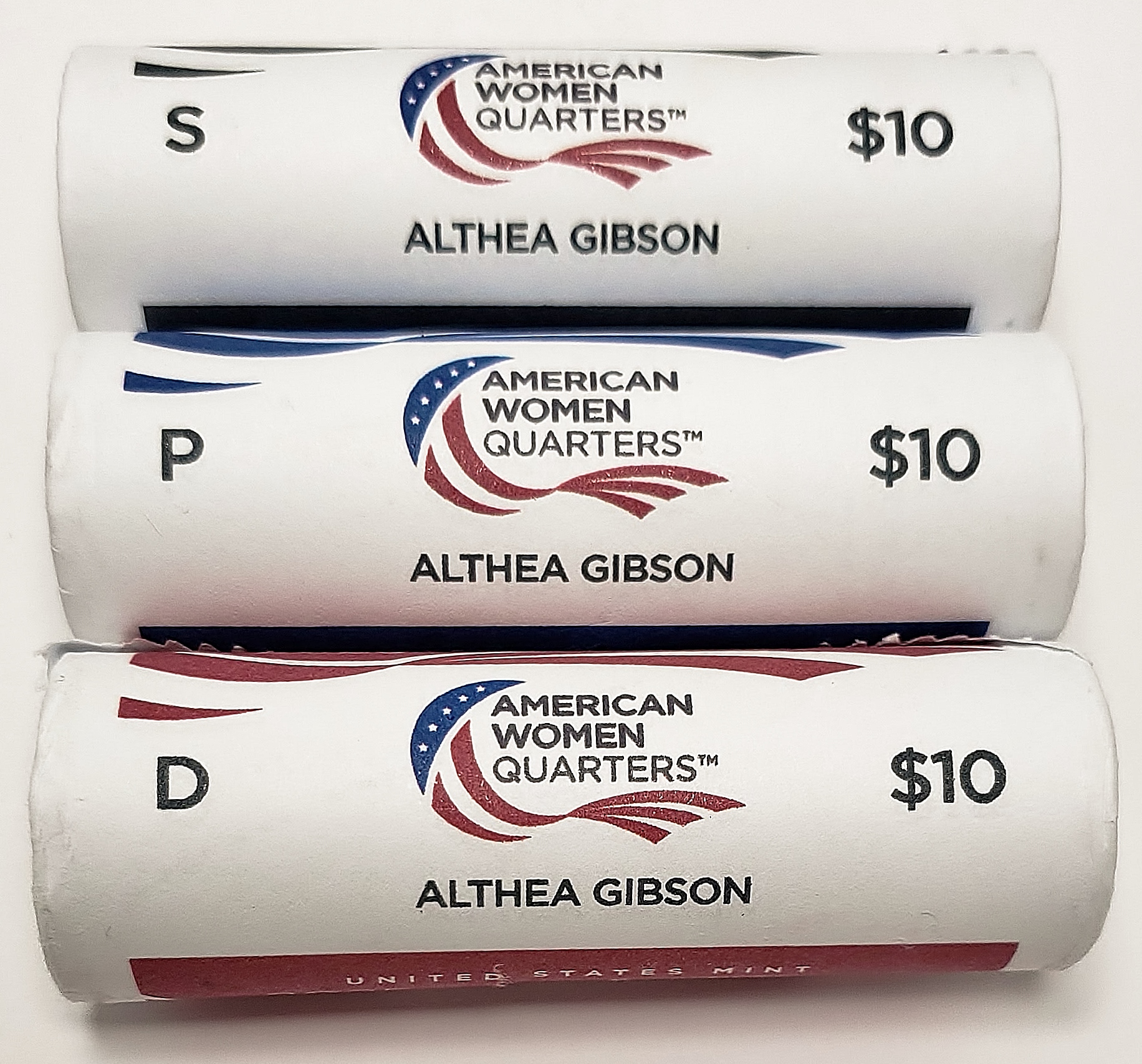 2025 P D S ALTHEA GIBSON QUARTER SET (3 COINS) *BU UNCIRCULATED* **FREE SHIPPING** - Image 3