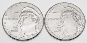 2026 P & D ENDURING LIBERTY HALF DOLLAR SET (2 COINS)  **FREE SHIPPING**